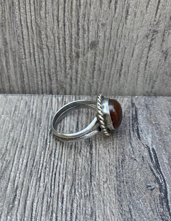 Silver Native American Ring - image 5