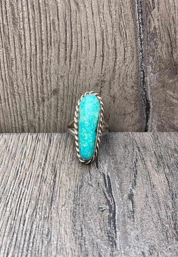 Turquoise Native American Ring - image 1
