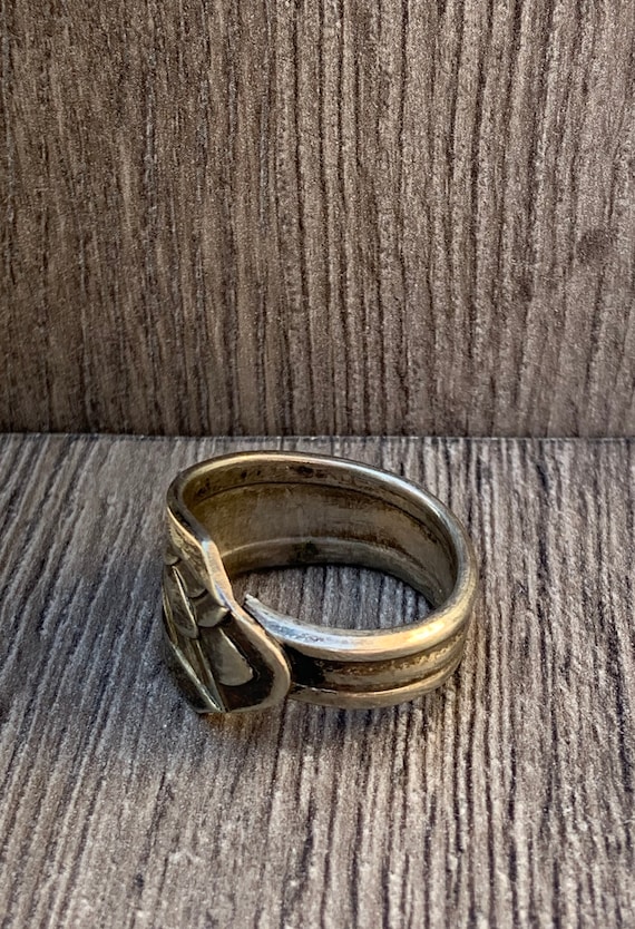 Vintage Silver Spoon Ring - image 3