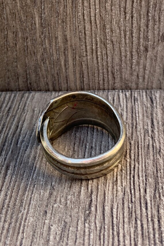 Vintage Silver Spoon Ring - image 4