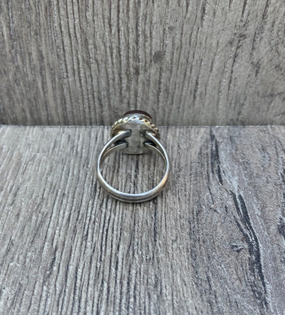 Silver Native American Ring - image 4