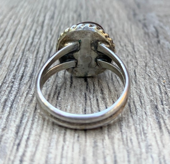 Silver Native American Ring - image 6