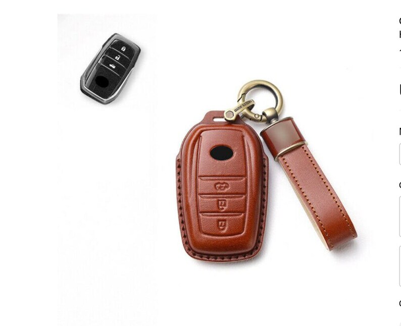 Toyota Leather Key Fob Cover Etsy