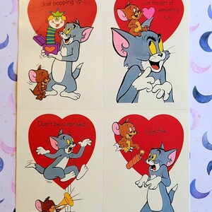 Vintage Tom and Jerry Valentine's Day Cards - Etsy