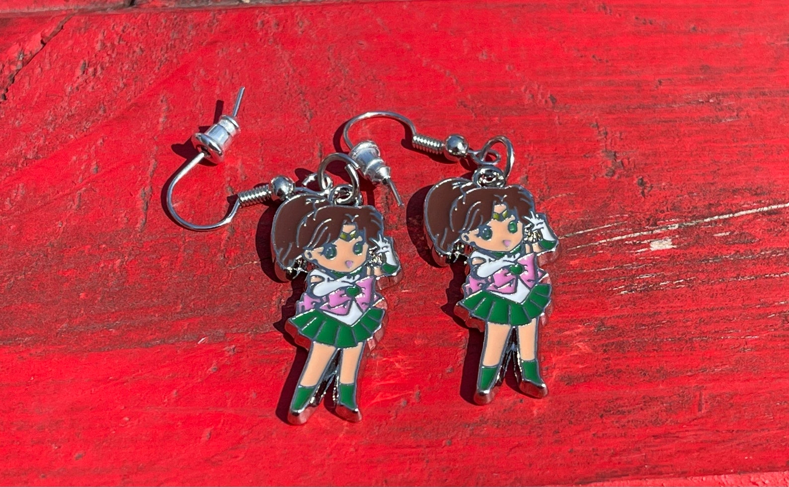 Anime Girl Earrings Etsy