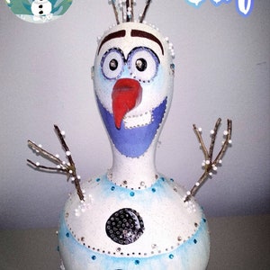 Lámpara nocturna decorativa de Olaf, Frozen. imagen 3