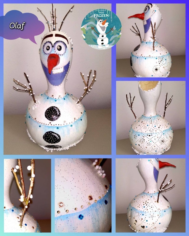 Lámpara nocturna decorativa de Olaf, Frozen. imagen 1
