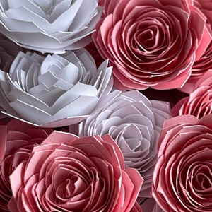 3D gerollte Blumen für Cricut SVG + PNG Sofort Download