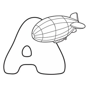 26 Alphabet Coloring pages