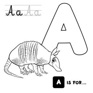 26 Alphabet Coloring pages