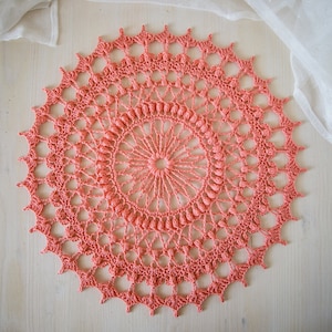 PDF Carole doily crochet pattern - instant download
