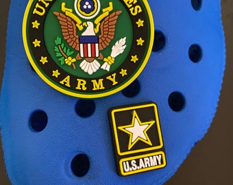 Army/Military Clog/Shoe Charms