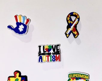 Autism Shoe/Clog charms