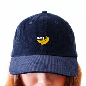 Gorra divertida para papá, gorra de béisbol bordada, regalo original para ella o para él, gorra banana para papá, gorra novedosa para hombre, regalo para el Día del Padre. imagen 1