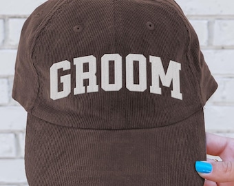 Cappello da sposo, cappello da addio al celibato, berretto da sposo ricamato, regalo di nozze, cappello per futuro marito, regalo per addio al nubilato, cappello da baseball per matrimonio
