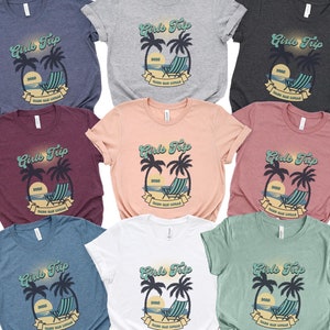Girls Trip Shirts, Custom Matching Group Vacation Tees, Personalized Girls Weekend Tops, Beach Vacation Shirts, 2025 Girls Trip Shirts