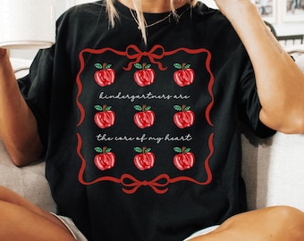 Kindergarten Teacher Shirt, Back to School Shirt, Teacher Appreciation Gift, Kindergarten Teacher Tee, Comfort Colors Shirt