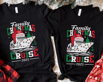 Family Christmas Cruise Shirts, Matching Family Christmas Cruise Shirts, Christmas Cruise Crew 2025, Holiday Trip Tee, Cruise Ship Shirts
