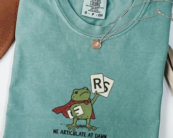 Funny Speech Therapist Shirt, Medieval Frog SLP Gift Tee, Speech Language Pathologist, Speech Therapy Apparel, School SLP, SLP Humor Tshirt