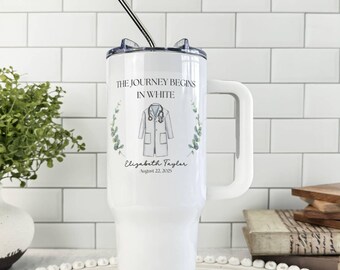 White Coat Ceremony, Medical School Gift, Future Doctor Dentist Tumbler, White Coat Ceremony Keepsake, Custom Medical Tumbler