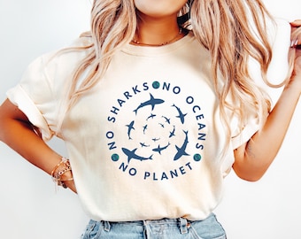 Ocean Conservation Shirt, Protect the Ocean Tee, Marine Animal Shirt, Save the Sea Tee, Whale Shark Dolphin Turtle Lover Gift, Sea Shirt
