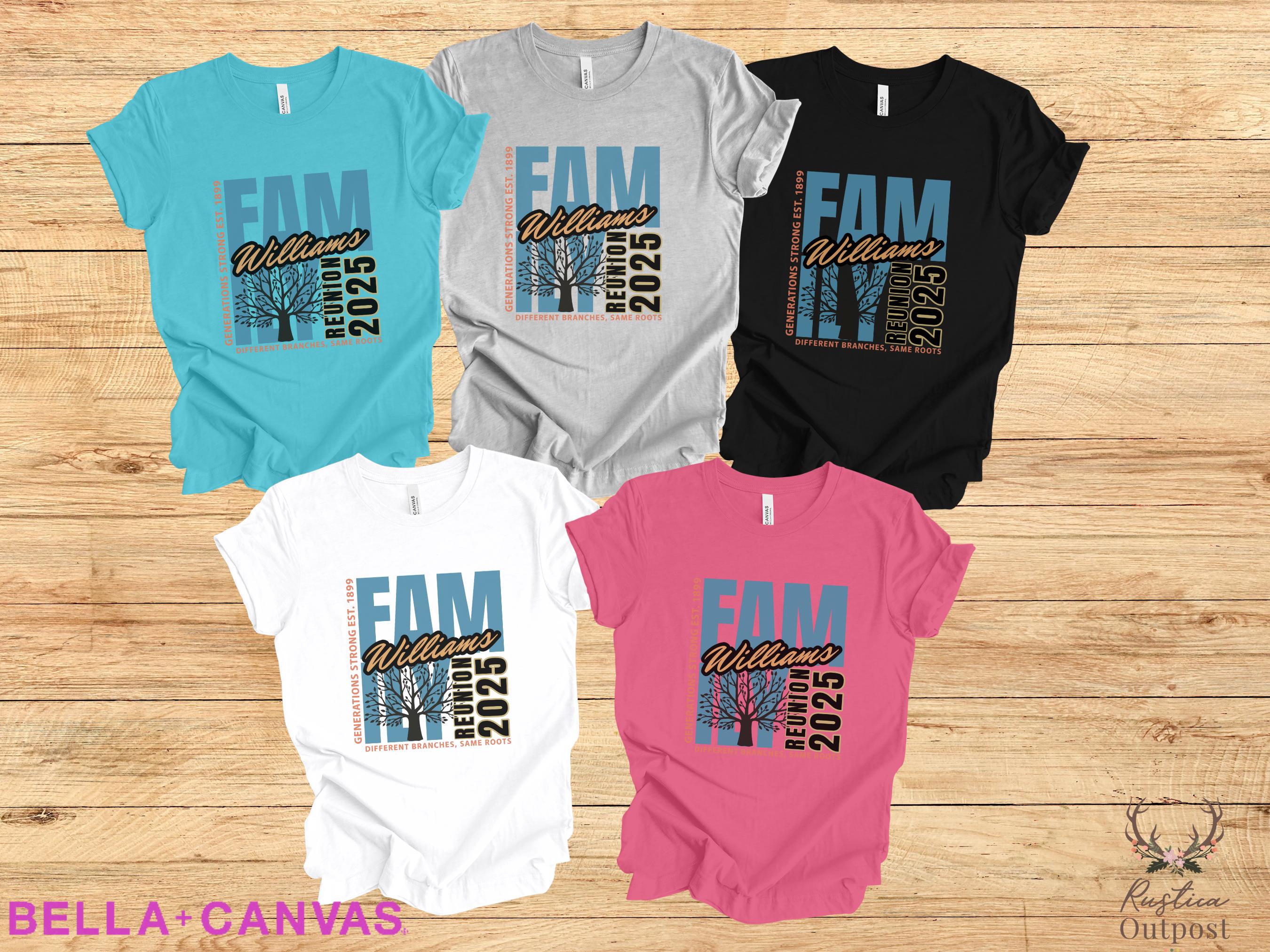 Personalized Family Reunion Shirt, Matching Family Shirts, Custom Name ...