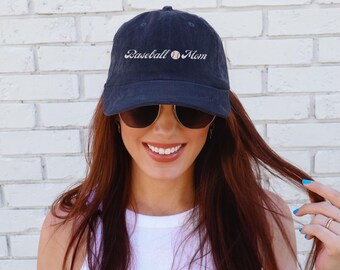 Gorra de béisbol para mamá, gorra bordada para mamá, gorra vintage para mamá, gorra deportiva para mamá, regalo para el Día de la Madre, gorra moderna para mamá, gorra de pana