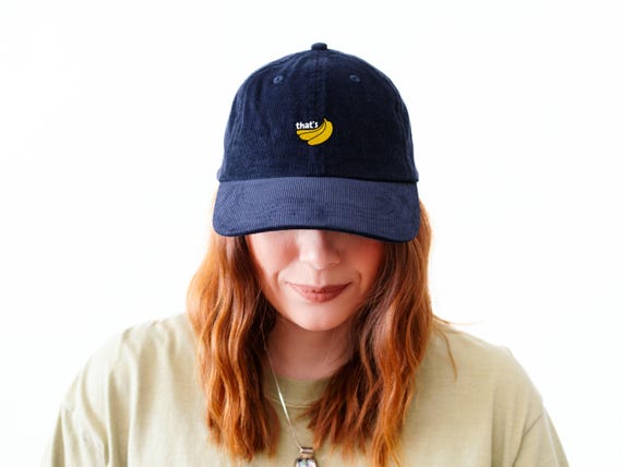 Funny Dad Hat, That's Bananas Hat, Embroidered Baseball Cap, Quirky Gift for Her Him, Banana Dad Hat, Novelty Hat for Men, Father's Day Gift
