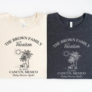 Benutzerdefinierte Familienurlaub Shirts, personalisierte Familienhemden, passende Urlaubshemden, Familienurlaub-T-Shirts, luxuriöse Sommerhemden, Strandhemden