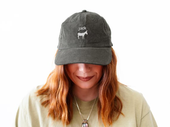 Funny Dad Hat, Embroidered Jackass Corduroy Hat, Vintage Dad Humor Hat, Sarcastic Gift for Him Her, Funny Corduroy Cap, Gag Gift for Mom Dad