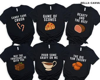 Matching Family Christmas Shirt: Punny Holiday Group T-Shirt