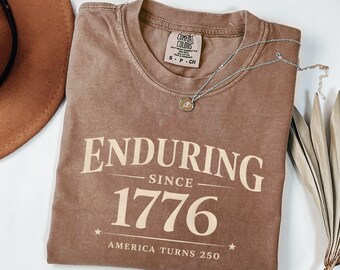 America 250th Anniversary Shirt, 1776 2026 Tee, Patriotic Vintage Tee, Fourth of July Shirt, Unisex Comfort Colors T Shirt