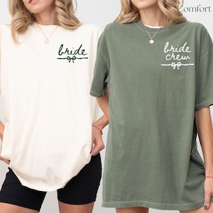 Bridesmaid Shirts, Bachelorette Party Shirts, Bridal Party Gift, Bridesmaid Proposal Tee, Custom Bride Comfort Colors, Matching Group Shirts