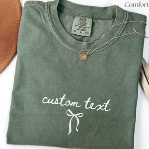 Custom Text Shirt, Personalized Shirt, Custom Name Gift, Custom Message Tee, Gift for Her, Birthday Gift Idea, Custom Words Shirt