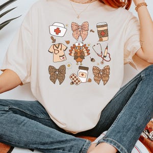 Thanksgiving Nurse Shirt, Funny RN Gift, Fall Season Apparel, Turkey Nurse T-Shirt, Thanksgiving Nurse Shirt, Fall Nurse Gift, Gift for RN