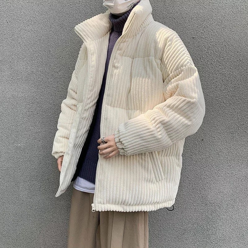 Corduroy Puffer Jacket - Etsy