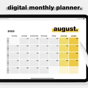 Digital Monthly Planner 2023/24 (PDF)