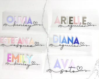 Custom Name - Sticker