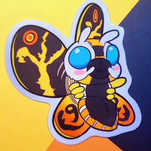 Chibi Mothra • Sticker