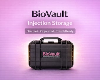 Diskreter Reise-Aufbewahrungskoffer für Frauen | Kompakter Organizer mit benutzerdefinierter Schaumstoffeinlage Personal Essentials Tragetasche | BioVault Women’s Edition