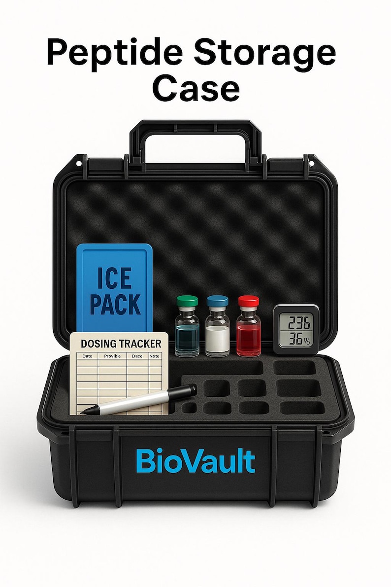 Injection Supply Organizer Case | Syringe & Vial Storage Box | Medical ...