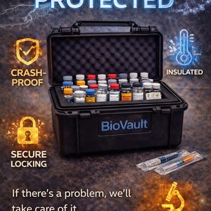 Peptide Storage Case: Biovault Vial Organizer - Etsy