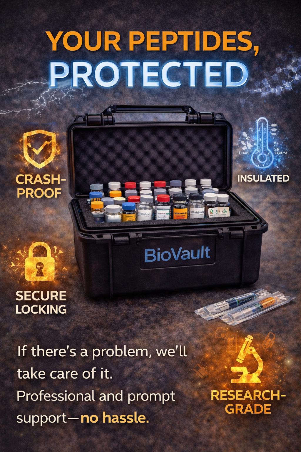 Peptide Storage Case: Biovault Vial Organizer - Etsy