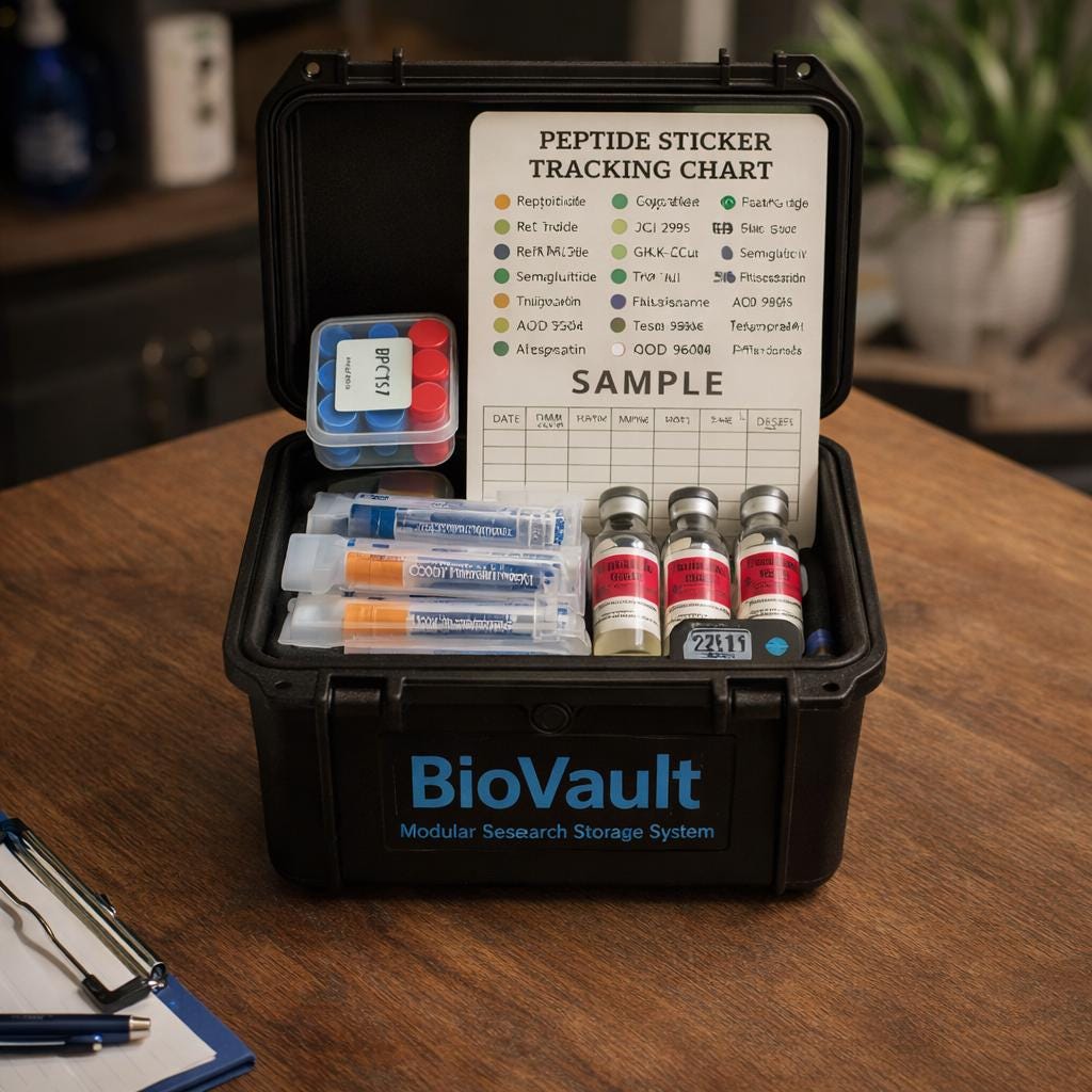 Peptide Storage Case: Biovault Vial Organizer - Etsy