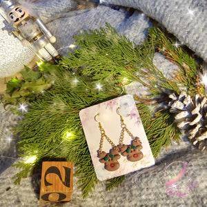 Brincos de Rena – Criação única para o Natal!