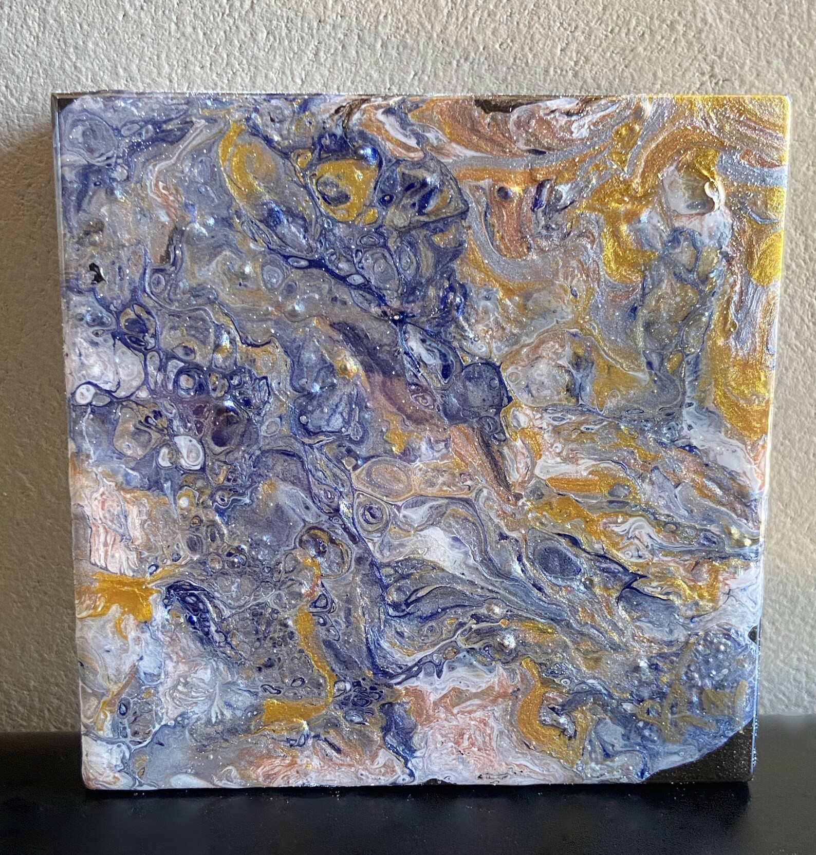Be True Kleiner quadratischer HohlholzBlock Acryl Pour Art | Etsy