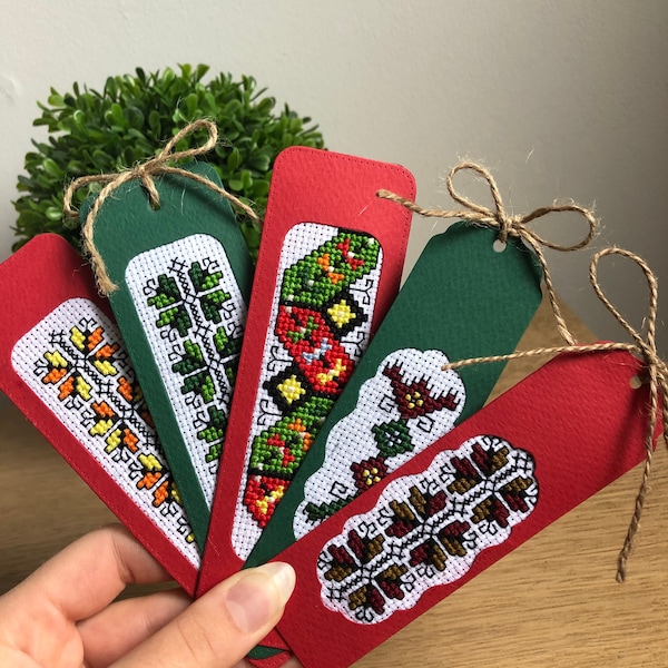 Cross Stitch Bookmark Pattern Etsy UK