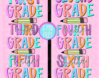 Back to School Bundle, First Day of School (Digital Download)
