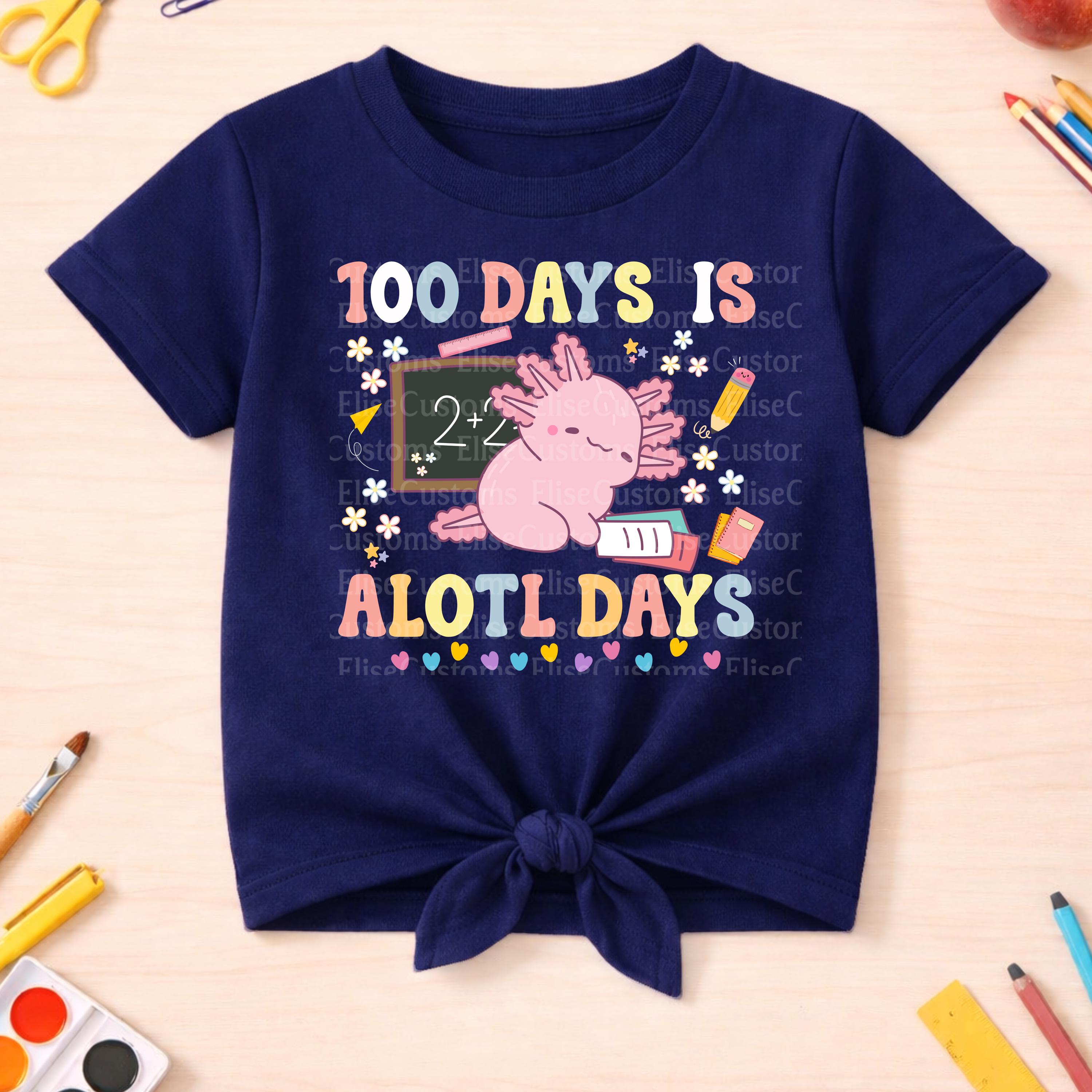 100th Day of School Girl PNG Bundle | 4 Designs | 100 Days of School ...