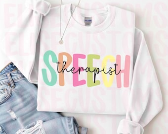 Speech Therapist PNG, Therapist Tee(Digital Download)
